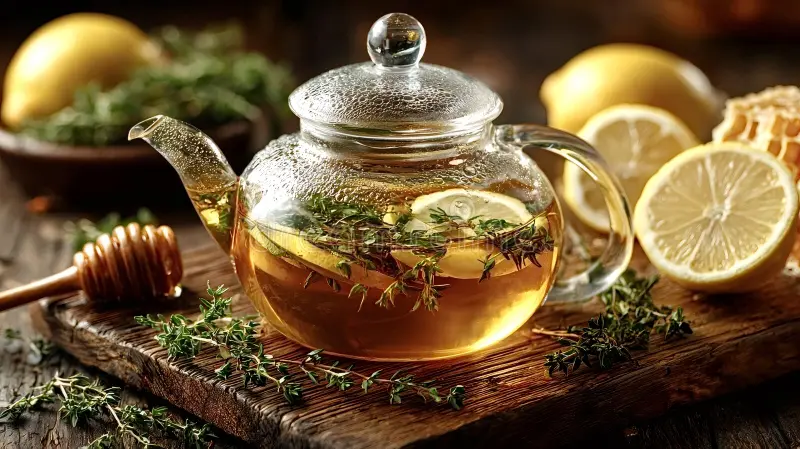 دمنوش آویشن و لیمو